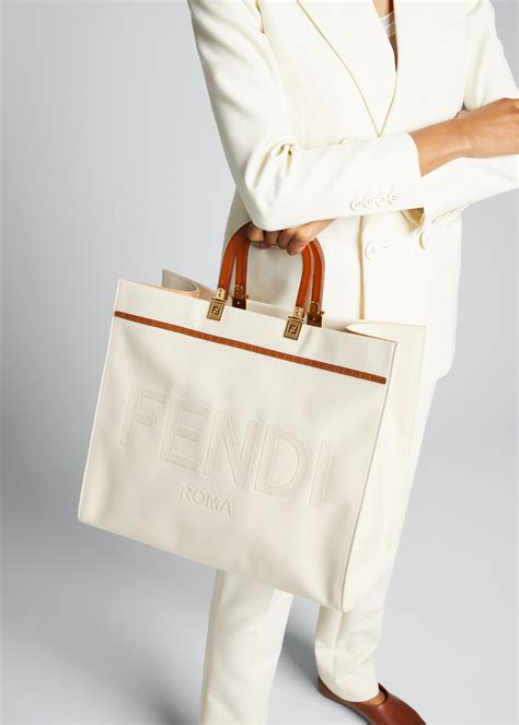 fendi large tote bags|fendi tote handbag.